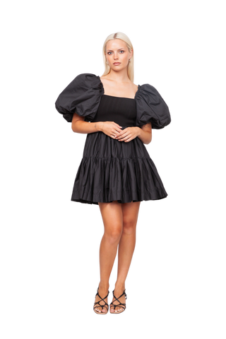 Aje Arista Tulip Sleeve Mini Dress