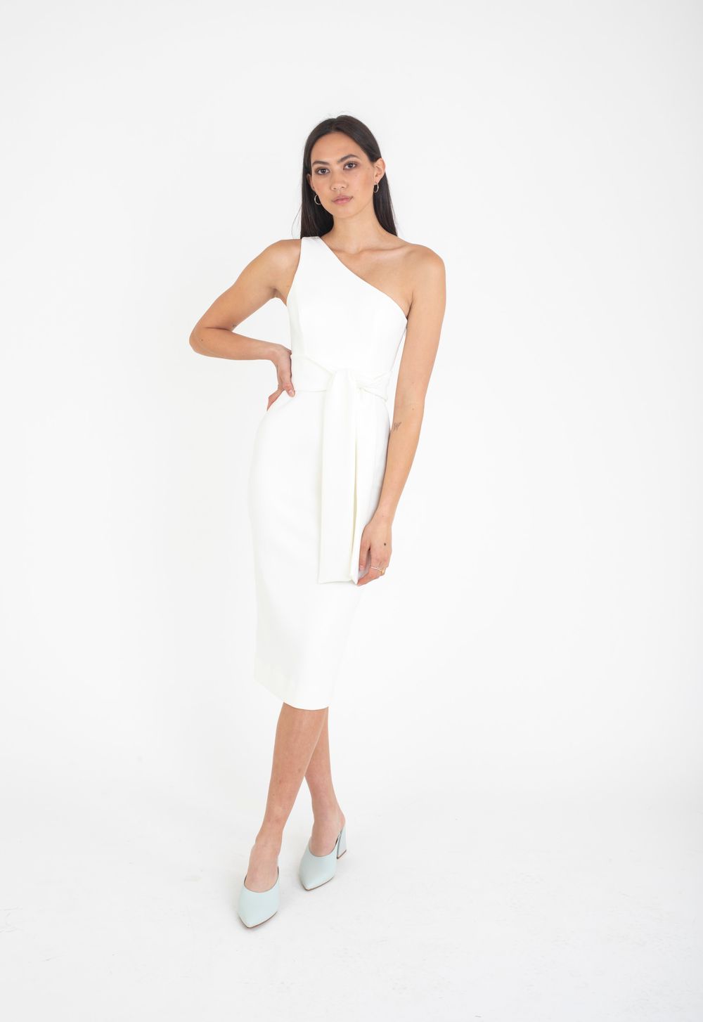 Shona Joy - Lucy One Shoulder Midi Dress | All The Dresses