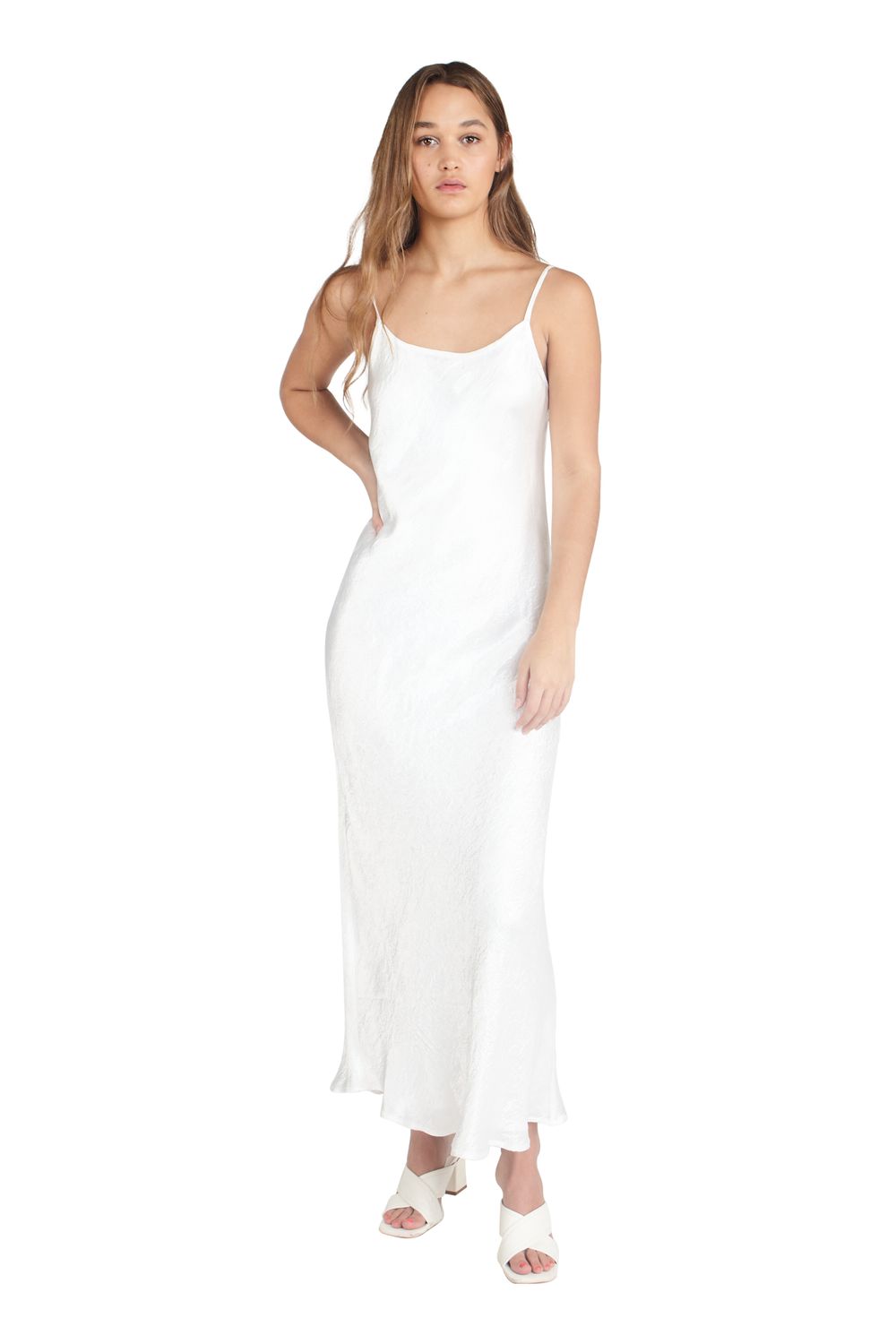 Third Form - Running Water Bias Maxi Slip | All The Dresses