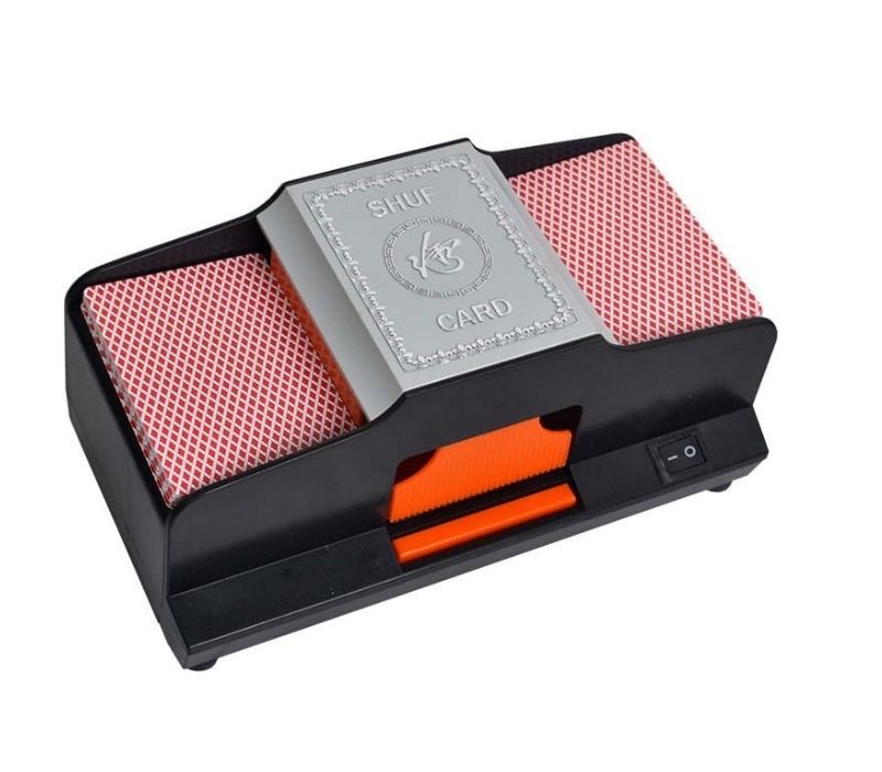 Viitech Mélangeur de cartes automatique à 4 plats, USB/piles - Mélangeur  électronique de cartes - Mélangeur de cartes de poker - 4 piles (non  incluses) : : Jouets