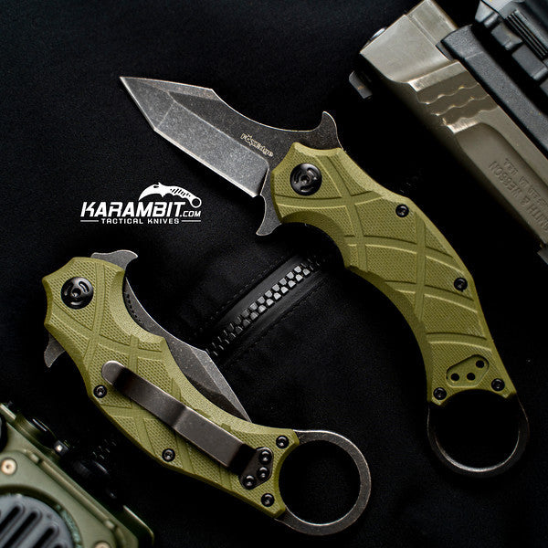 Black Talon Knife - Small Serrated Karambits - EDC Karambit Knife