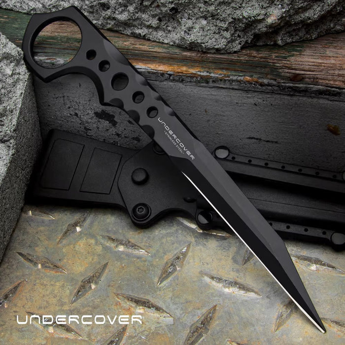 United Cutlery M48 Blue Cyclone Twisted Boot Knife