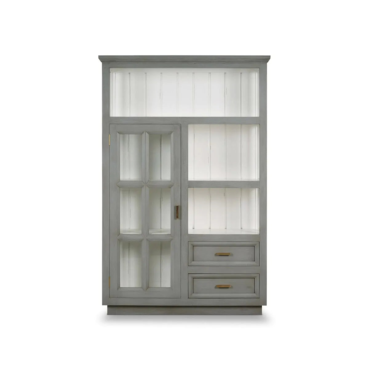 1-Door Display Cabinet in Dakota Style