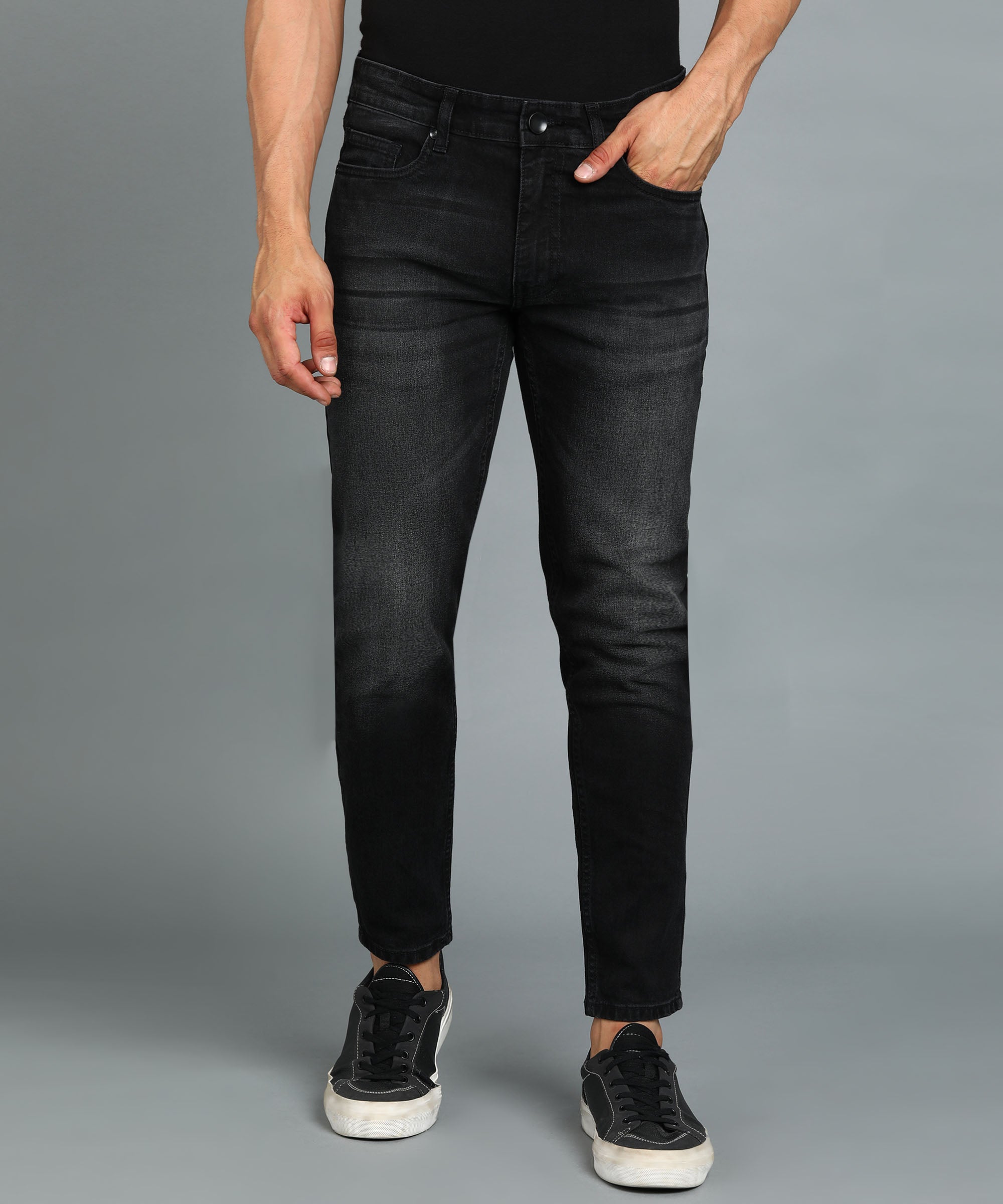 Buy Black Jeans for Men by URBANO FASHION Online