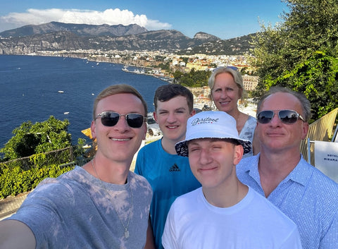 My family and I in Sorrento, Italy.