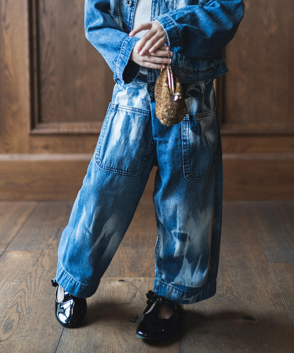 GO TO HOLLYWOOD / Denim Wrapped Vintage Pants – TRICO FIELD