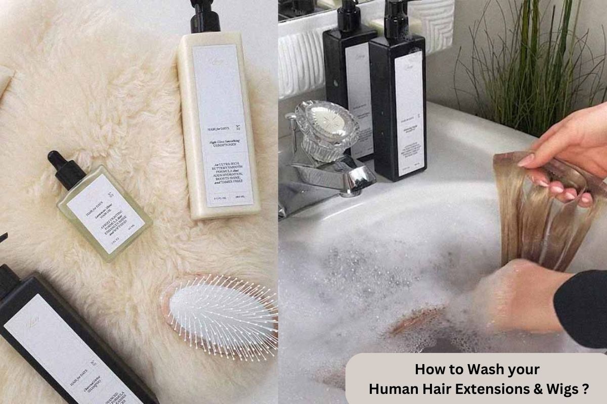 How To Wash Your Human Hair Wigs and Extensions