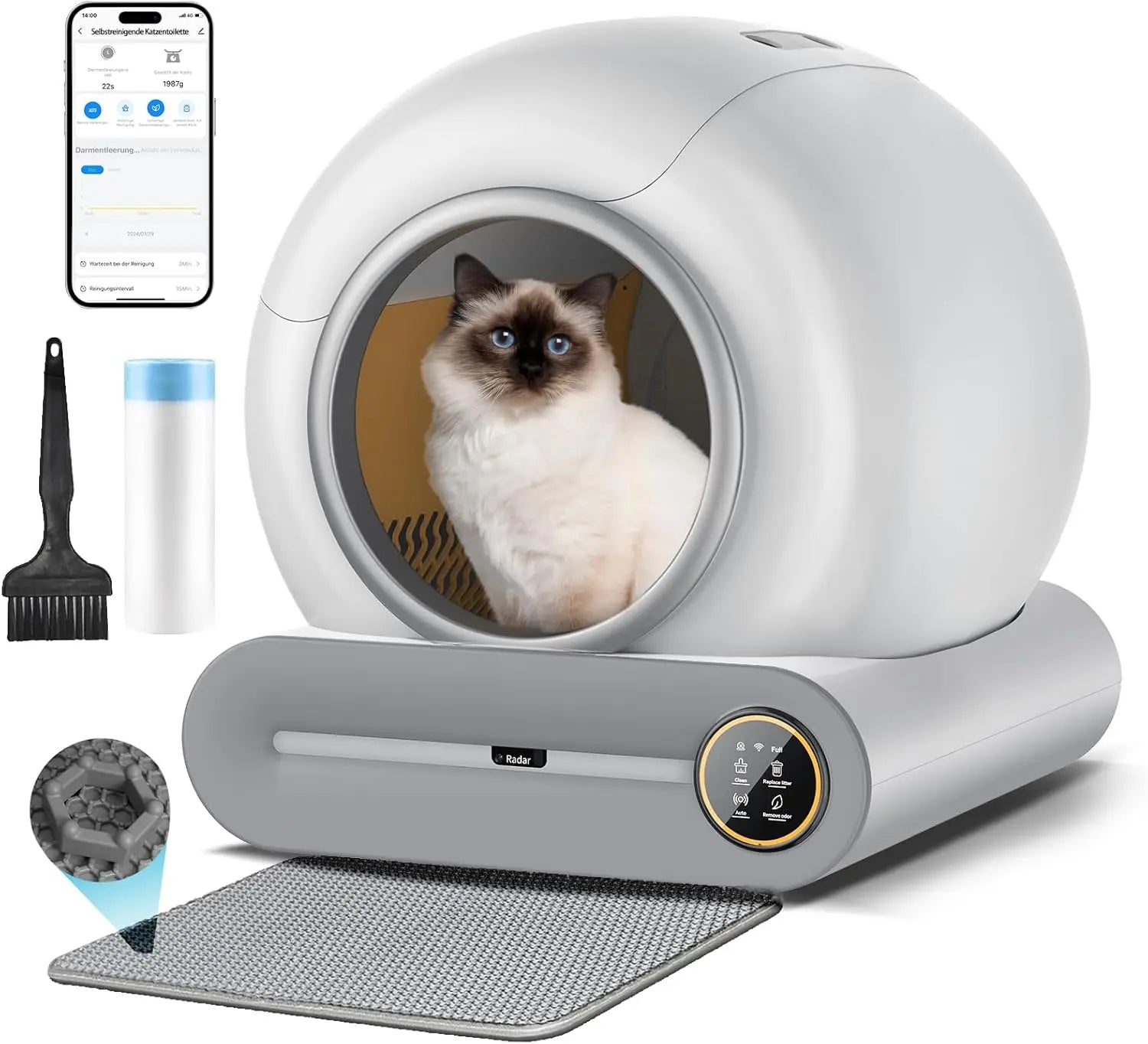 Self-Cleaning Robot Cat Litter Box