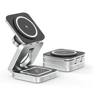 3-IN-1 WIRELESS CHARGER & FOLDING TRAVEL DOCK - The Loyalty Depot