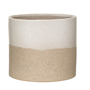 Beige Stoneware Barbara Planter - The Mix