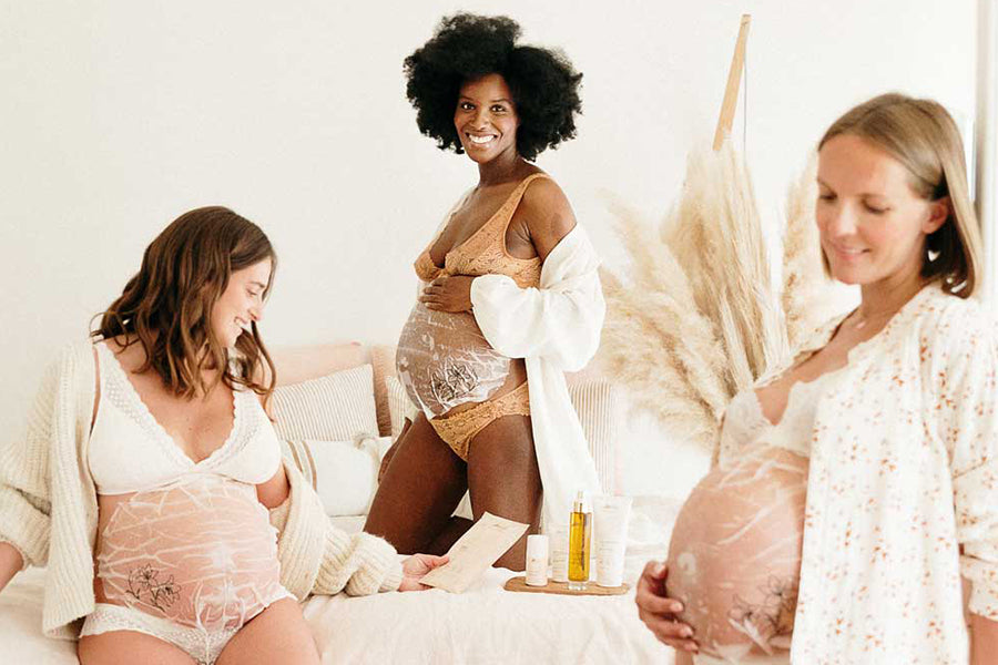 Multi-pack coton maternité Lingerie pour femme enceinte post-partum  Lingerie mère sous bosse culotte coton