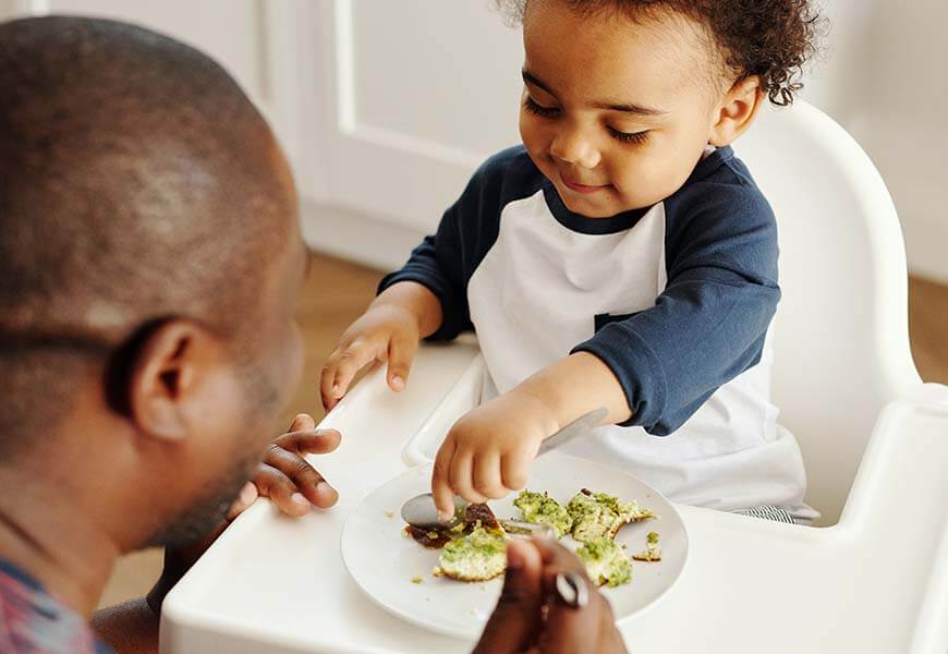 diversification alimentaire menée par l'enfant