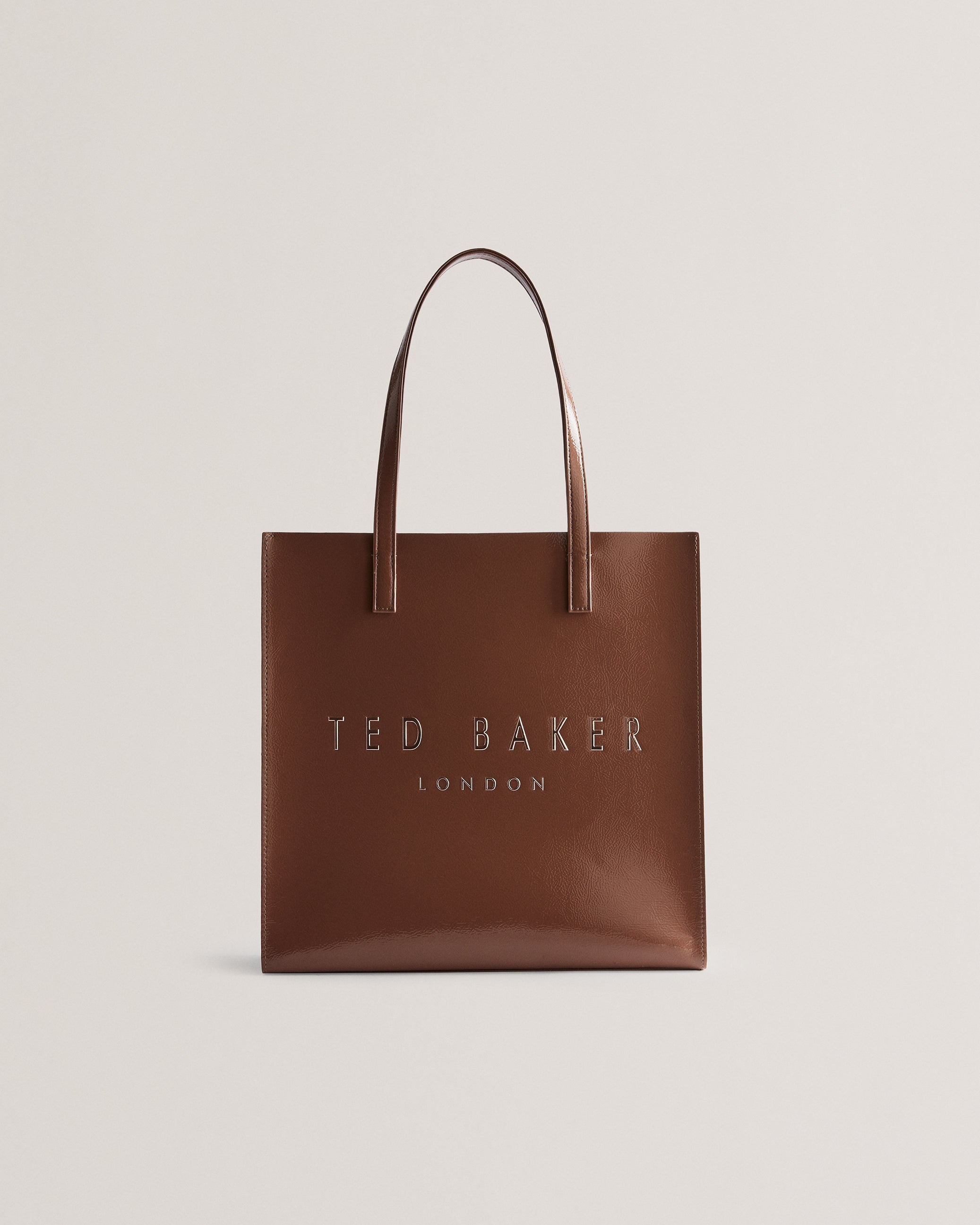 Crinkon Crinkle Large Icon Bag Taupe - Ted Baker KSA product image