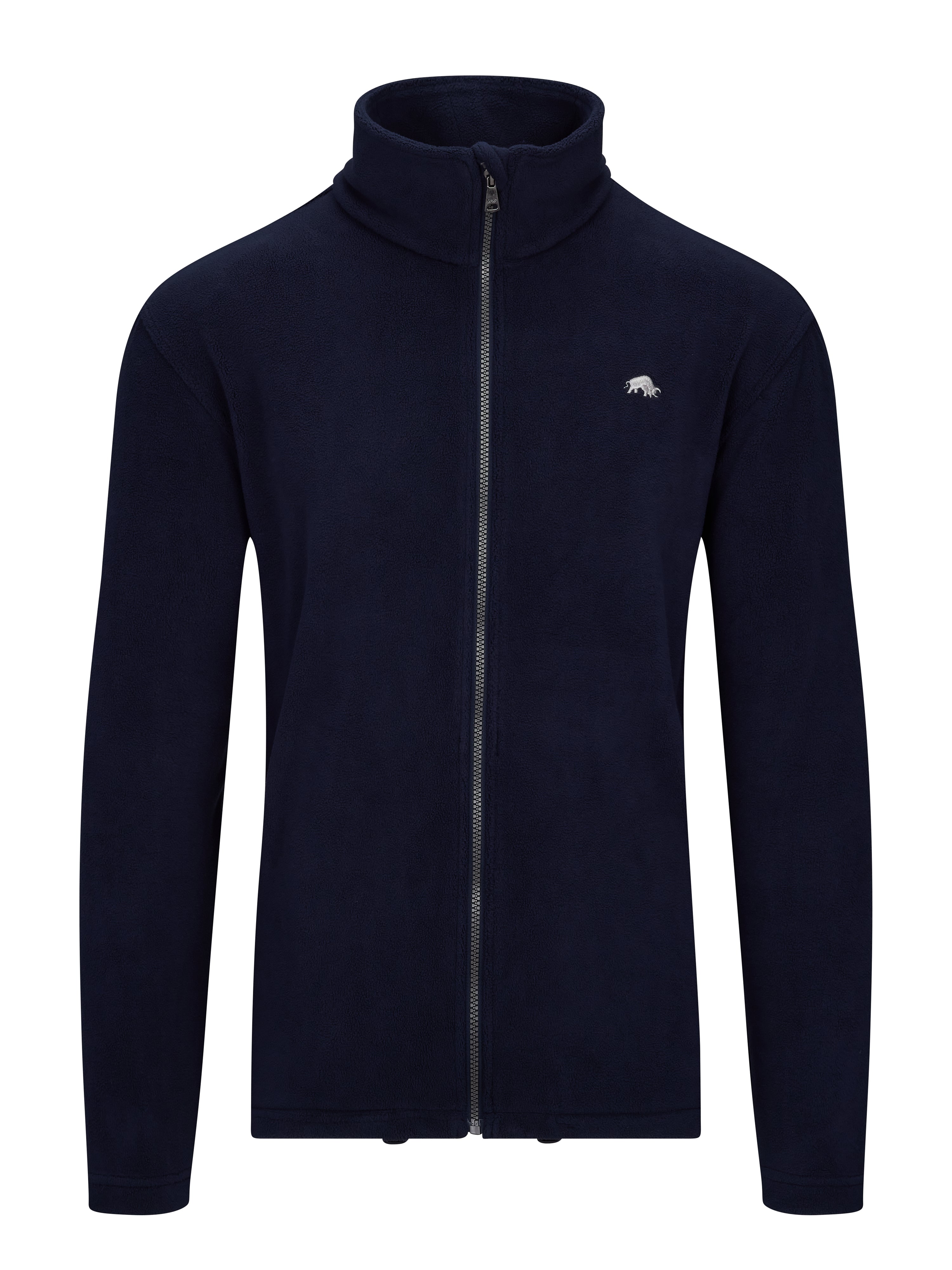 Zip Through Fleece Jacket - Navy