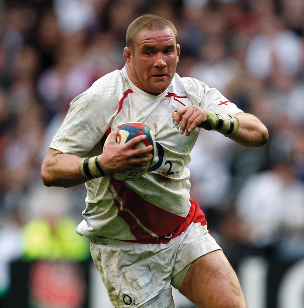 Phil Vickery playing for England