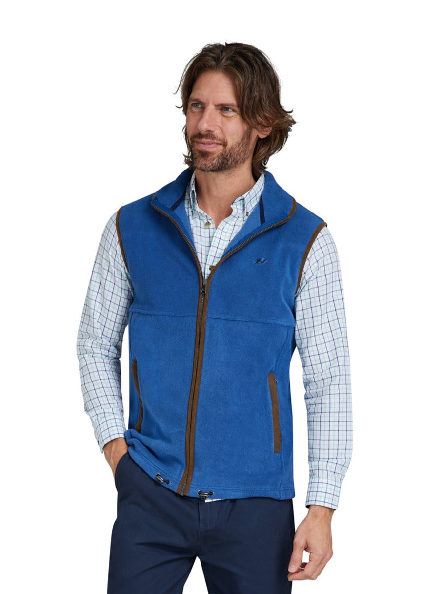 Fleece Gilet - Cobalt Blue