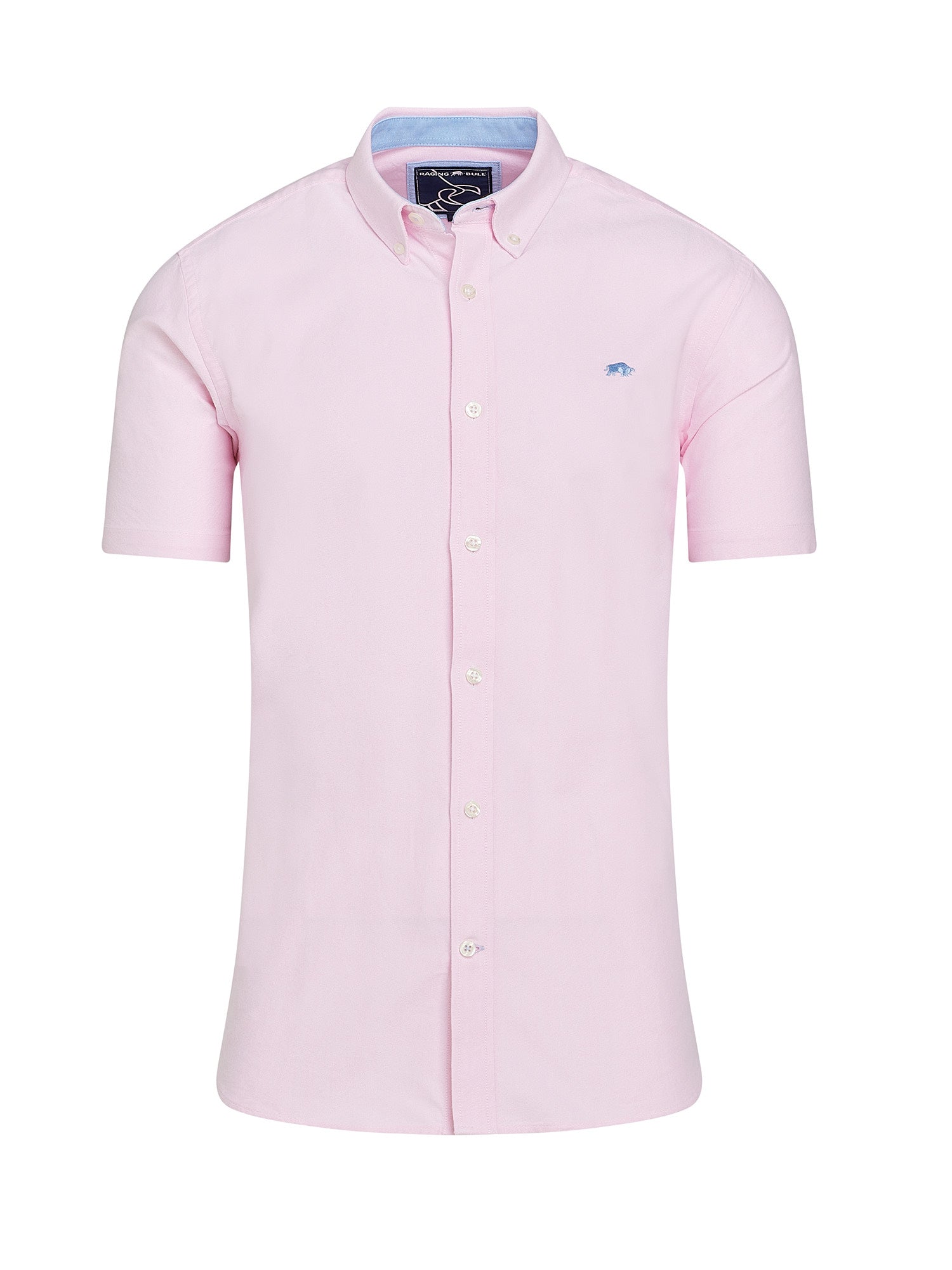 Short Sleeve Lightweight Oxford Shirt - Pink