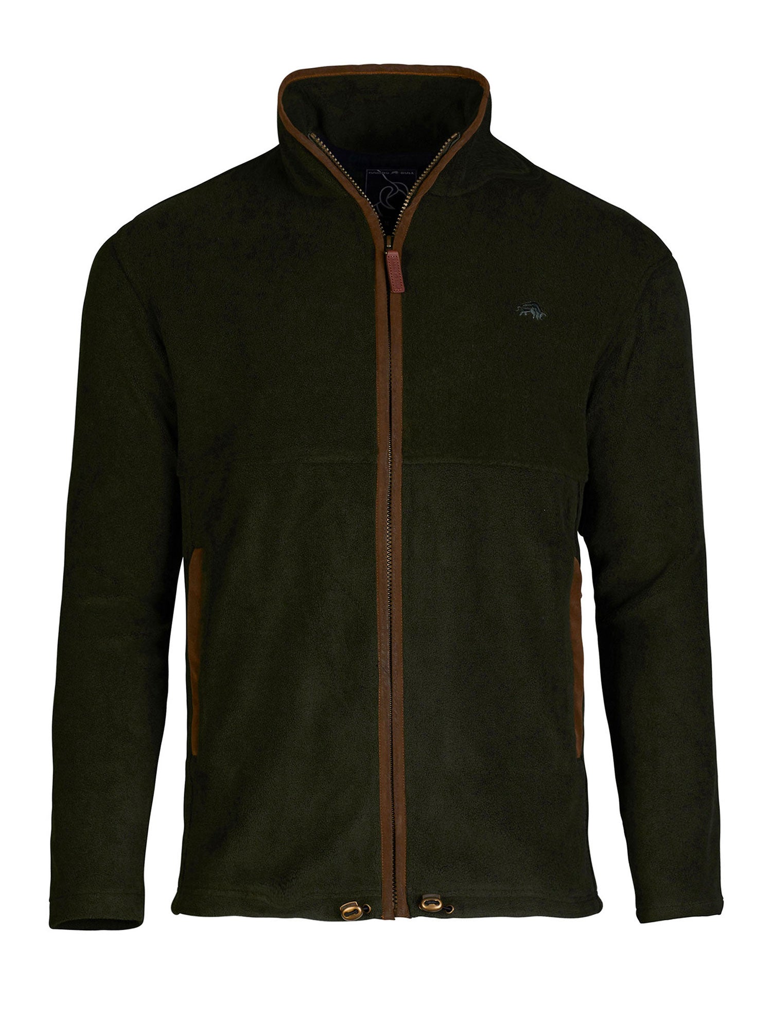 Fleece Zip Through Jacket - Forest