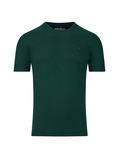 Raging Bull Classic Organic Cotton T-Shirt, Green Marl at John Lewis &  Partners