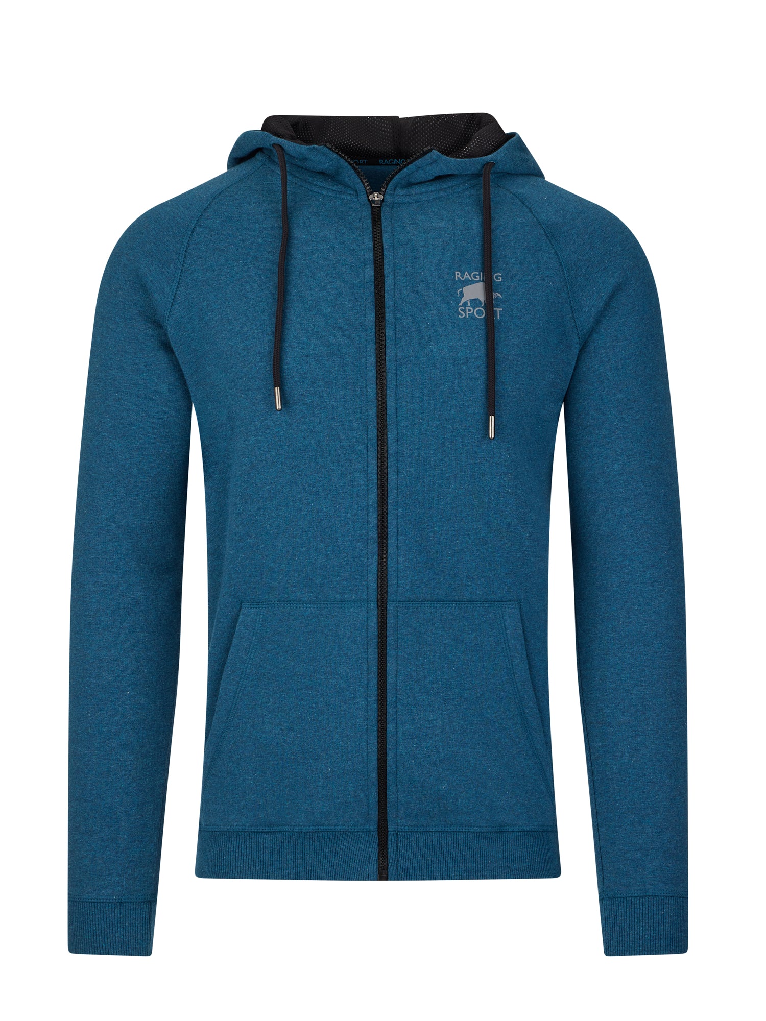 RB Sport Zip Thru Hoodie - Peacock Blue