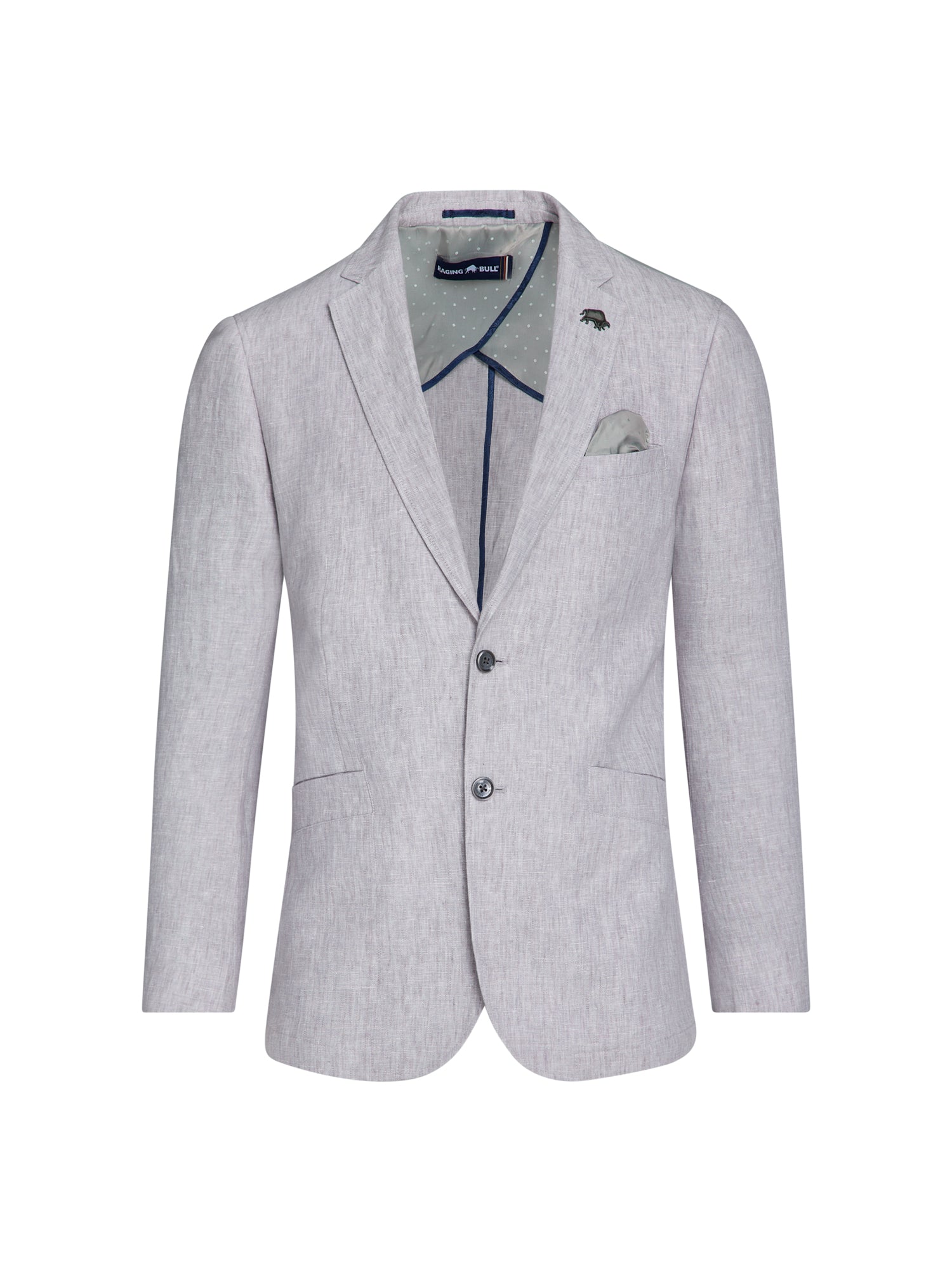 Linen Blazer - Grey