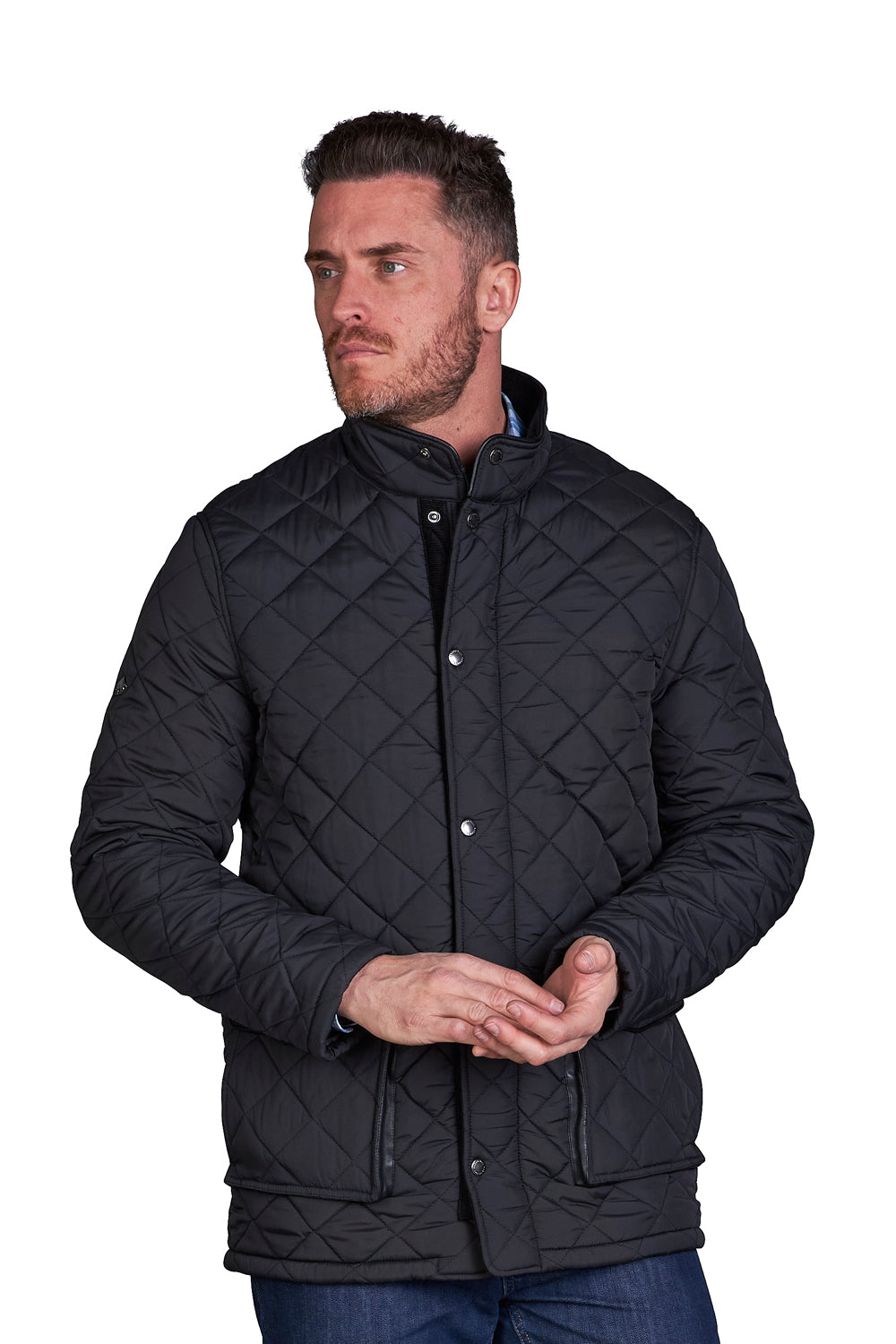 Quilted Jacket - Black