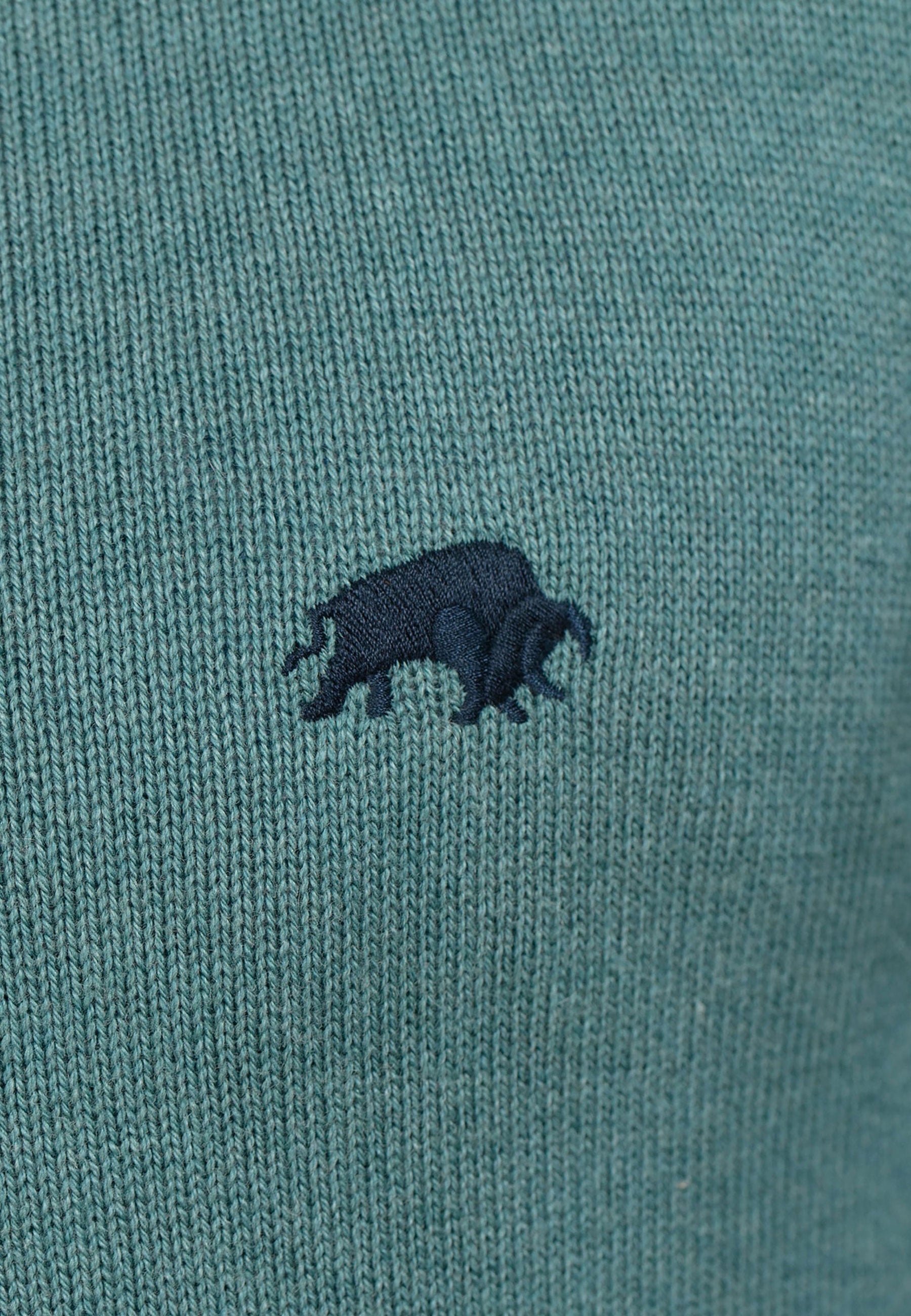 Knitted Cotton/Cashmere Crew Neck - Teal