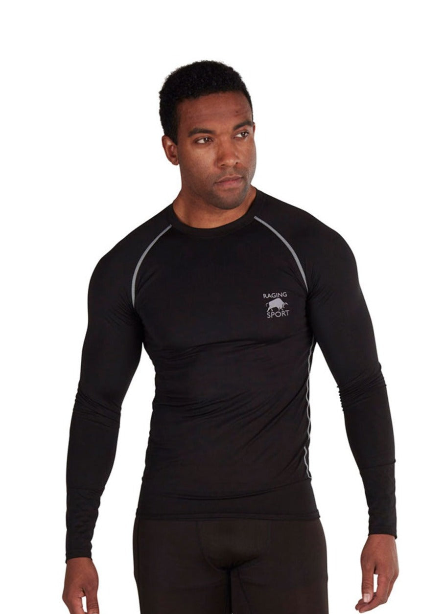 Long Sleeve Base Compression Top - Black