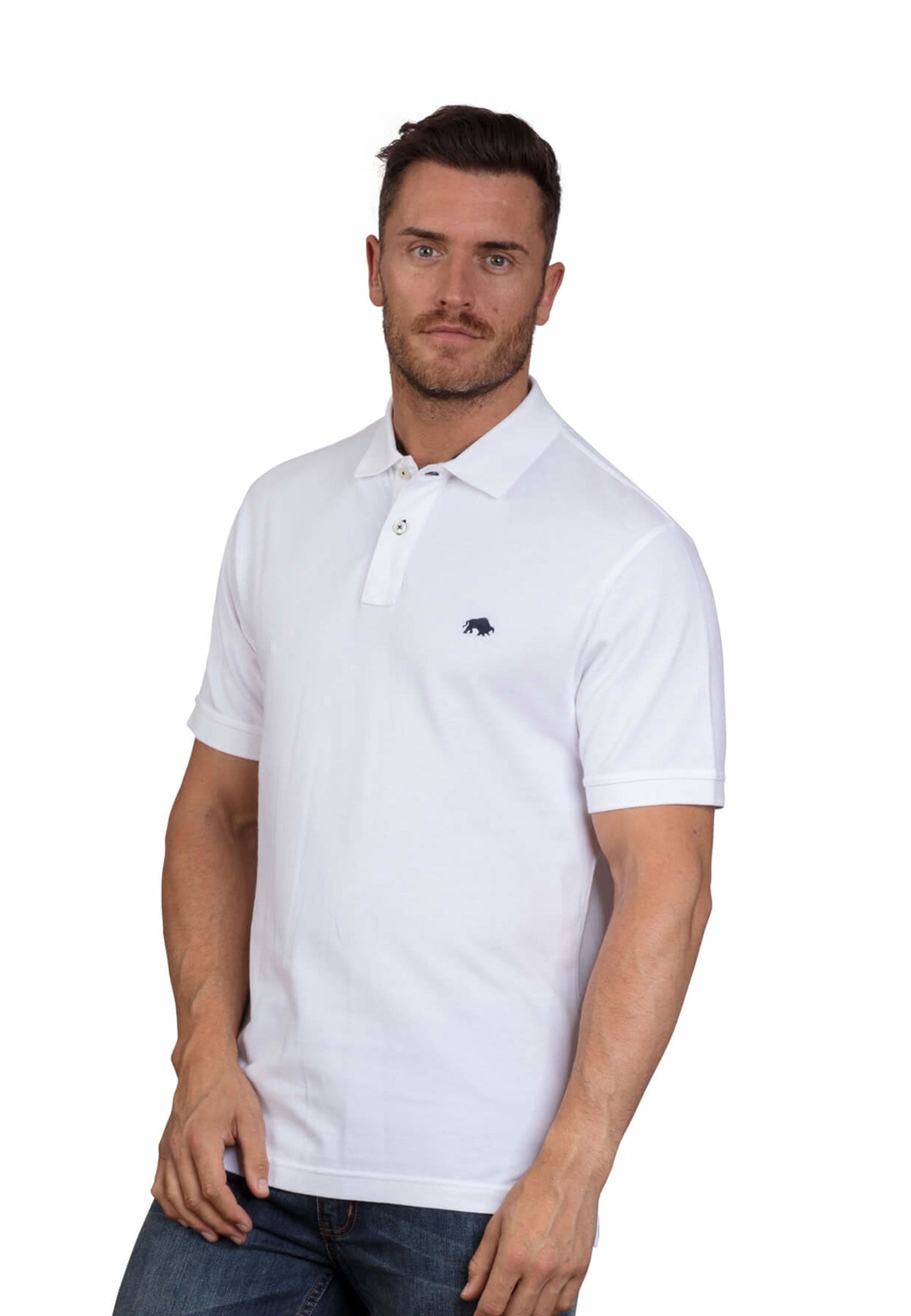 Classic Organic Polo - White