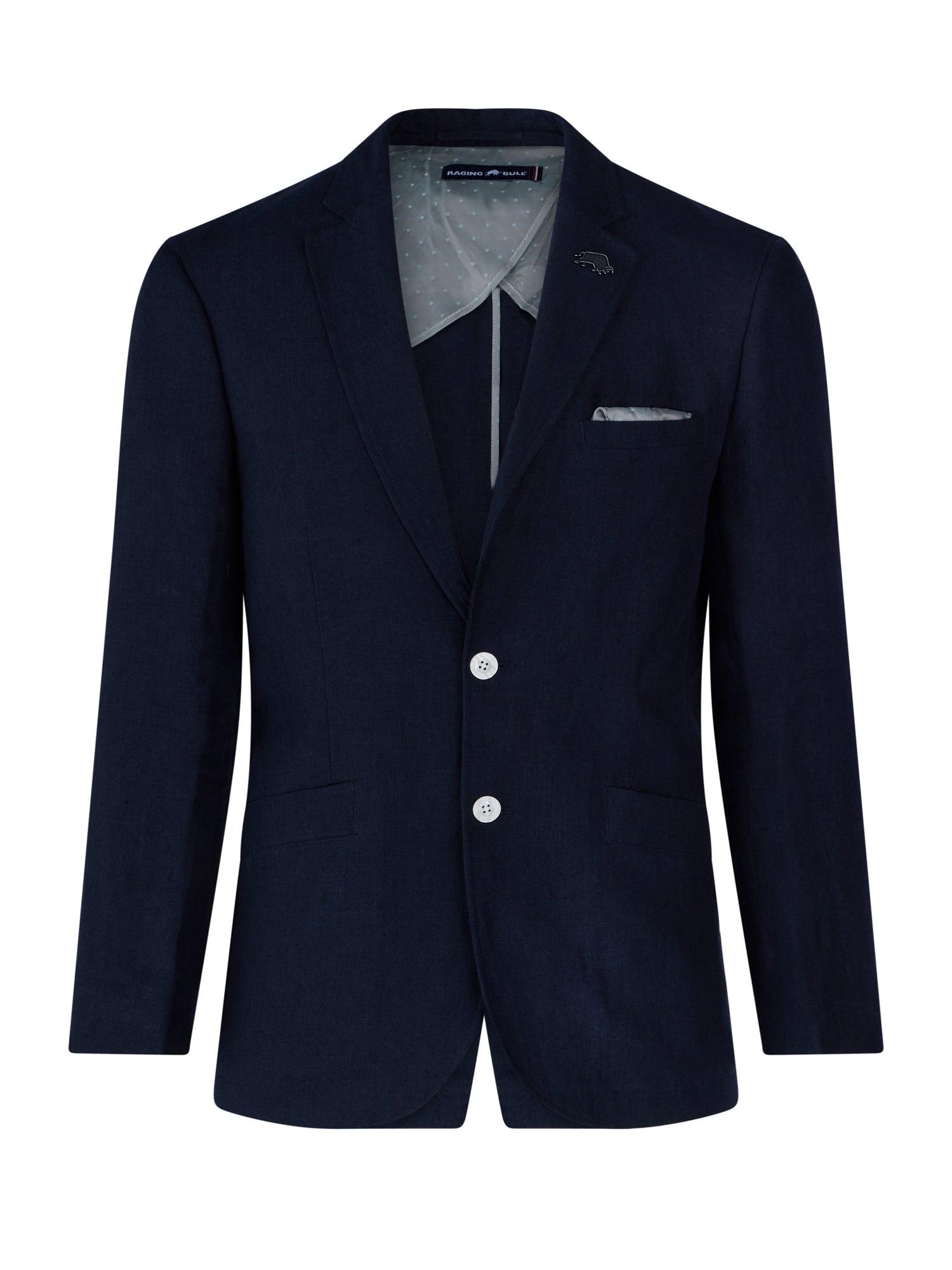 Linen Blazer - Navy