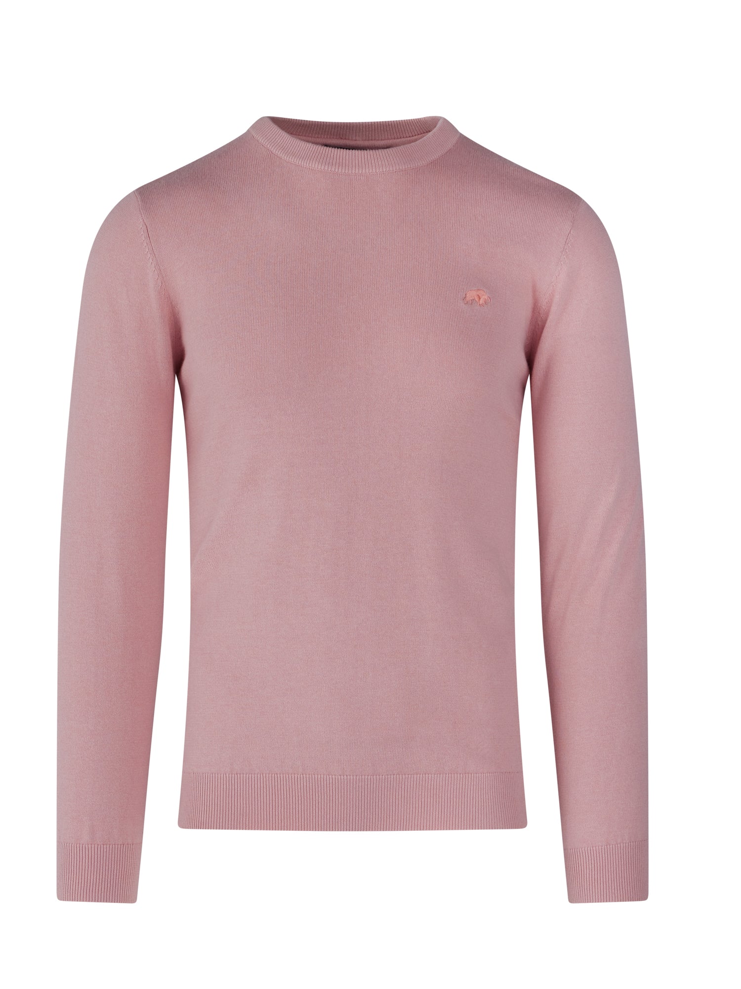 Lightweight Crew Neck Jumper - Pink