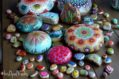 hisOpal Rocks with Art Resin