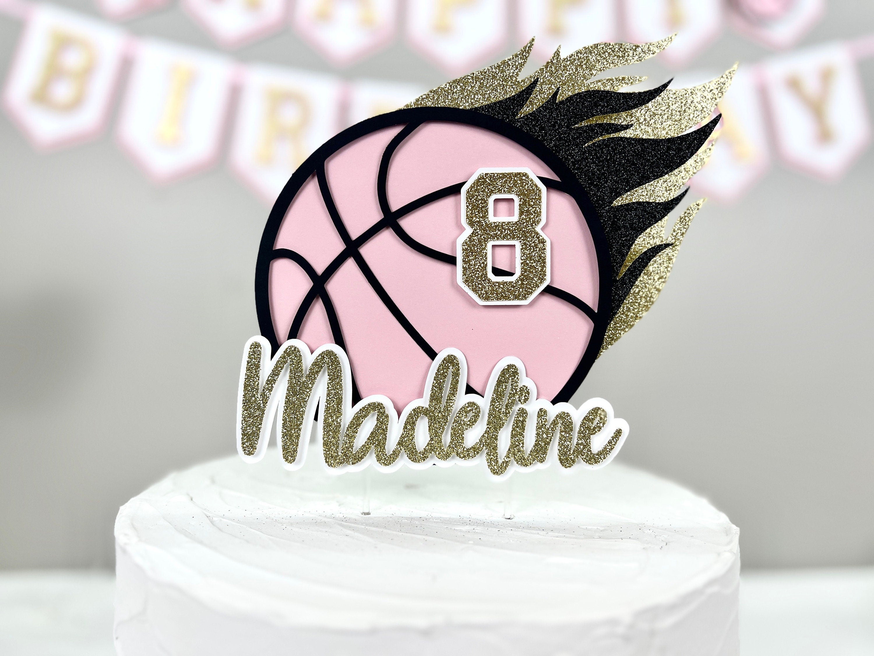 Sports Tiered Cake - Classy Girl Cupcakes