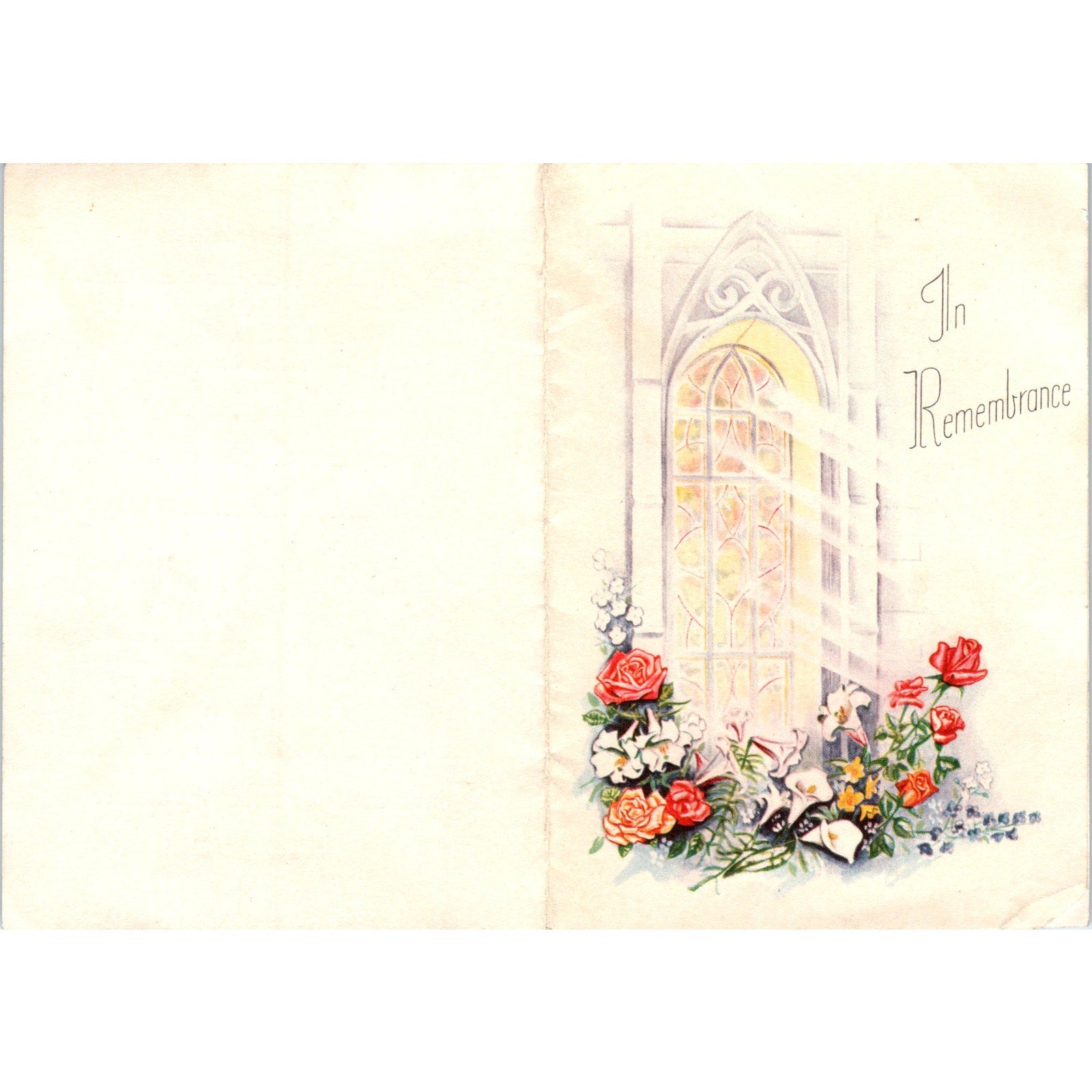 1957 Memorial Funeral Program S-Sgt. James Allan Mattson Willmar MN TH9-SX1