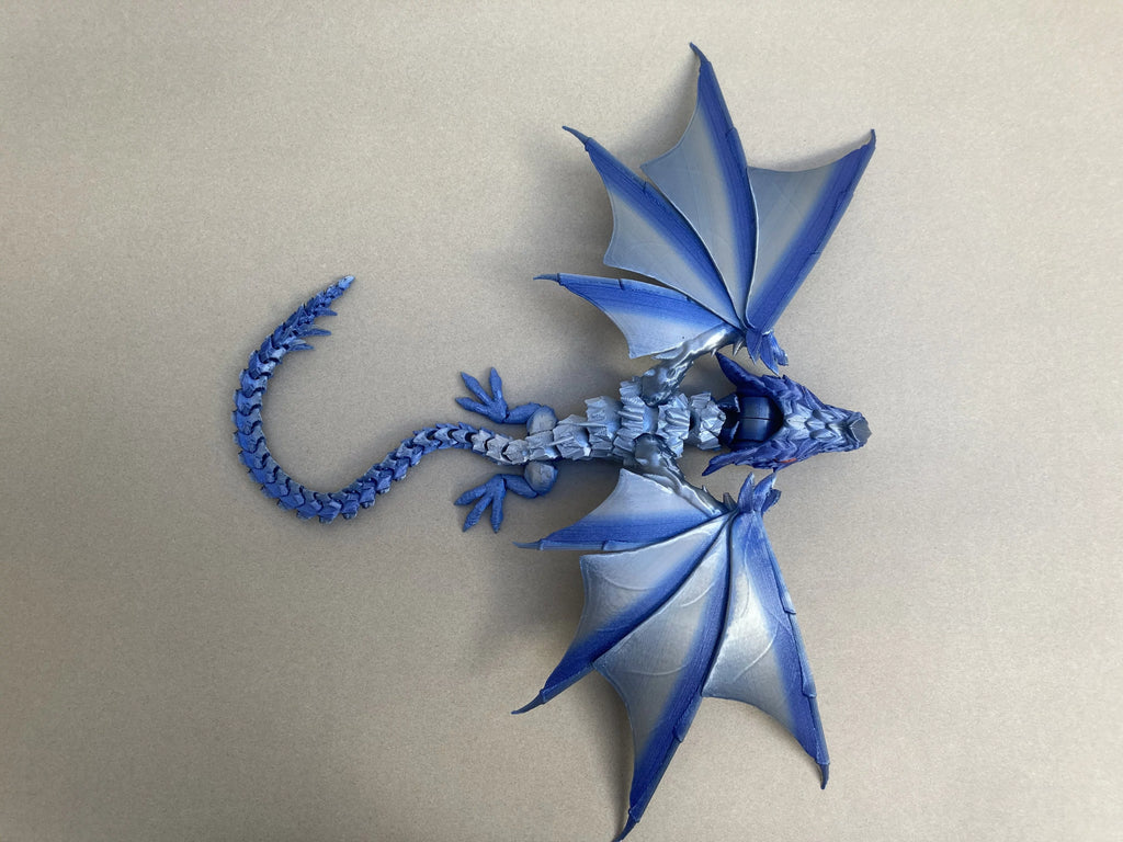 Dragones articulados impresos en 3D con archivos STL