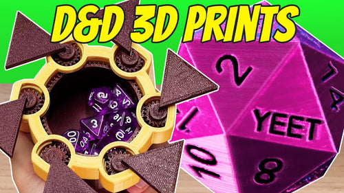 3D Printed Dice Towers for Your Tabletop Games