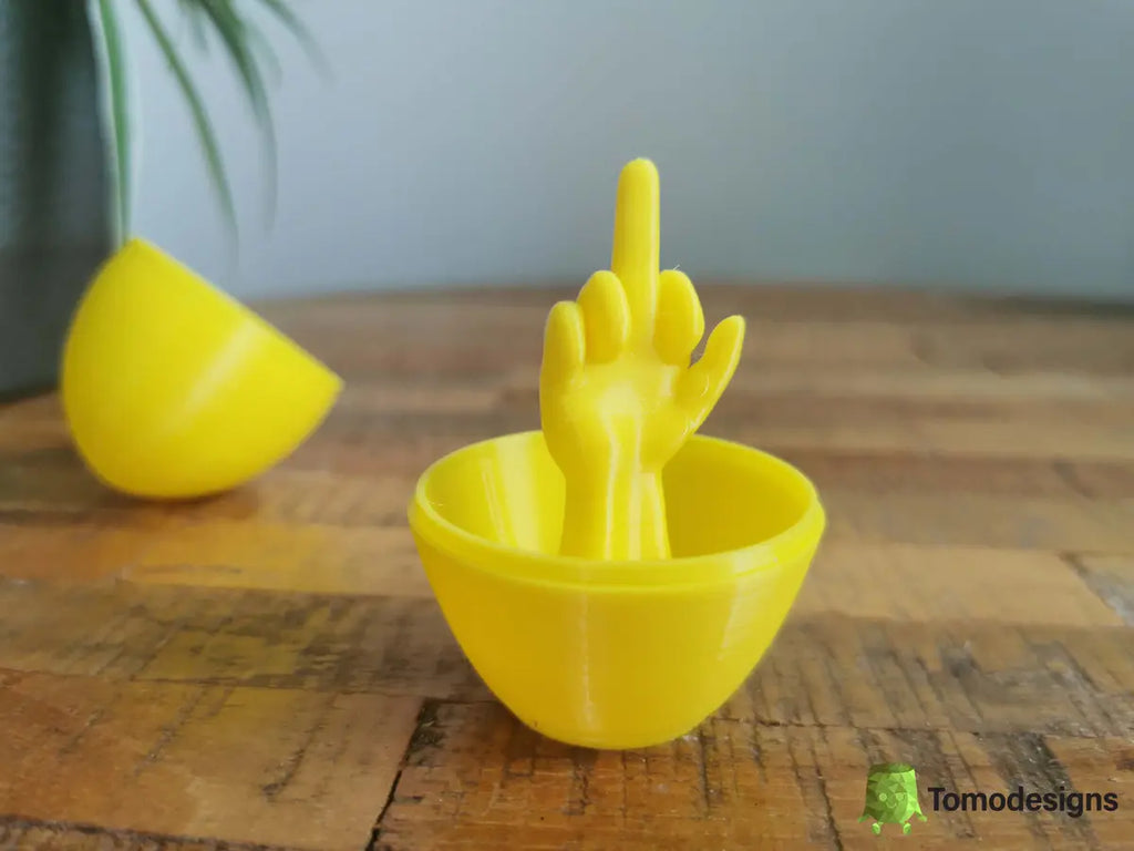 Middle Finger Easter Egg By TomoDesigns