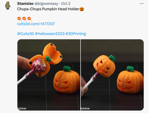 Modelos 3D para Halloween 2023