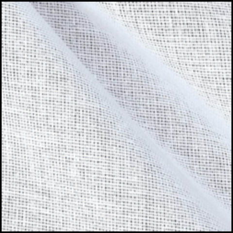 White Buckram woven fabric