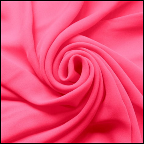 Pink georgette fabric