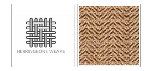 Herringbone weave fabric