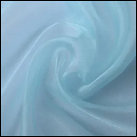 Light blue organza fabric