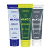 three mando cream tubes