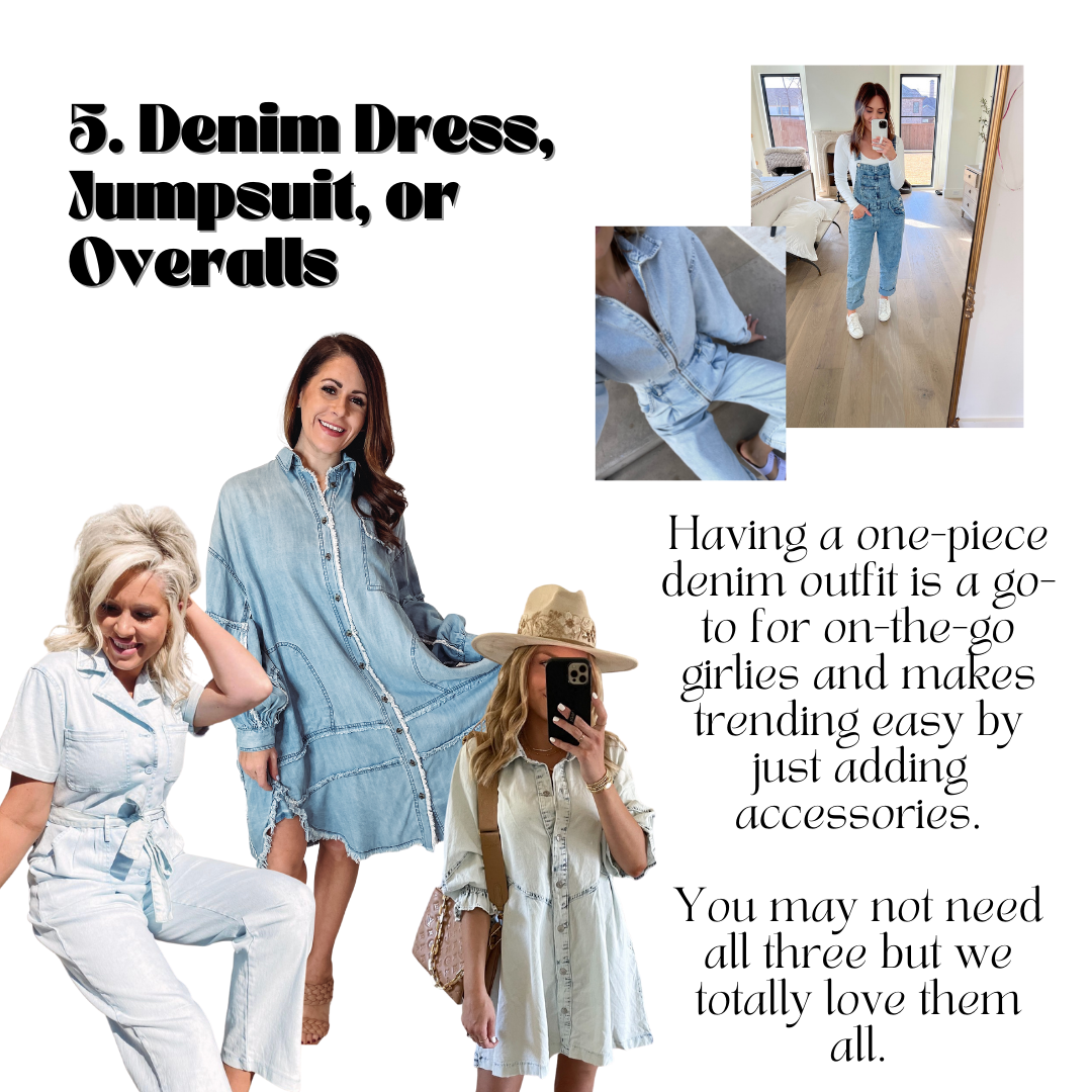 women's designer denim dresses, jumpsuits, or overalls at Eccentrics Boutique.