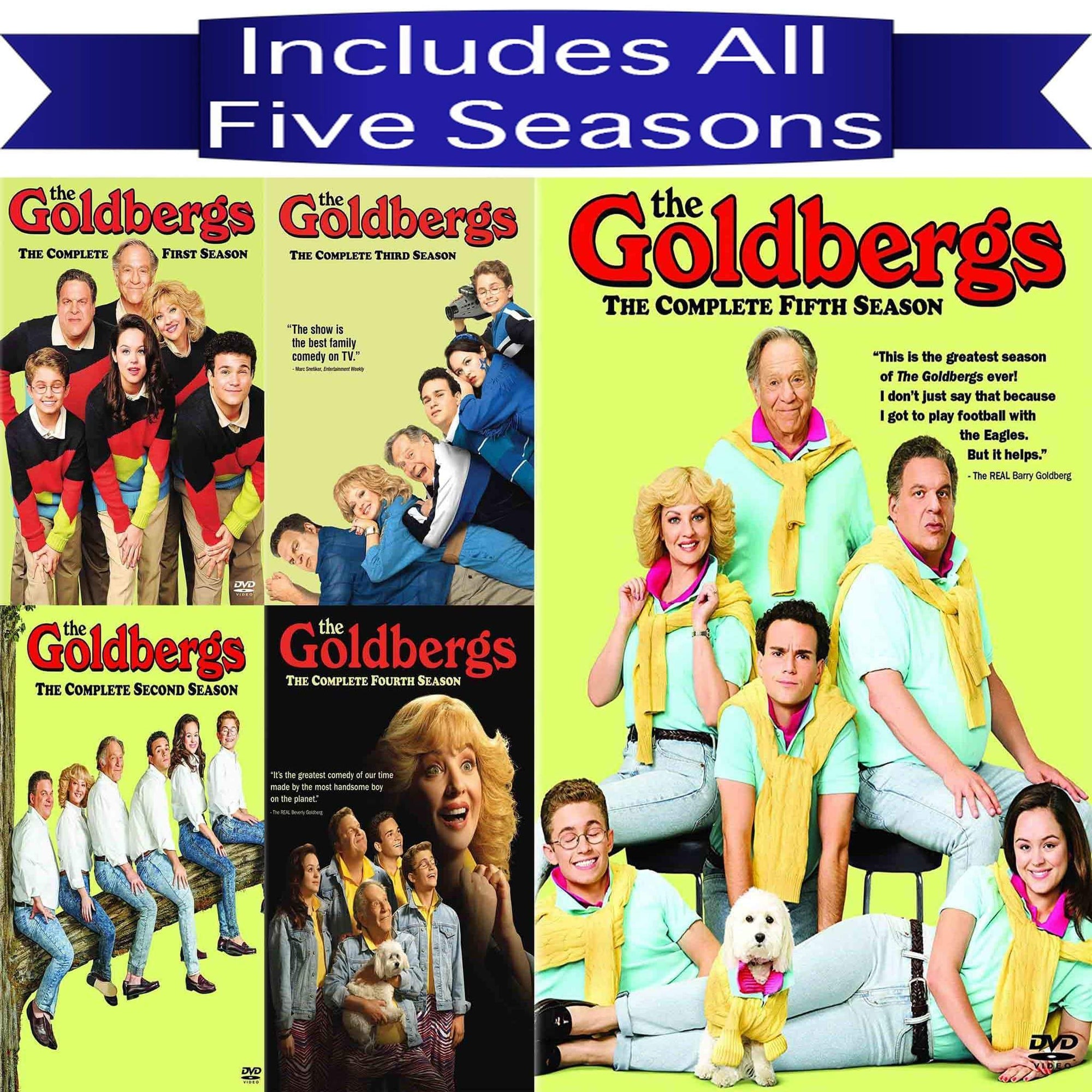 The Goldbergs Tv Series Seasons 1 5 Dvd Set Pristine Sales