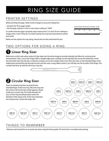 Ring Sizing Guide - How to Select the Right Size?