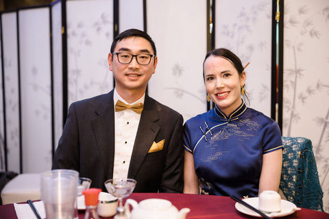 Multicultural Wedding Chinese Banquet Couple Matching Outfit | Madam Shanghai