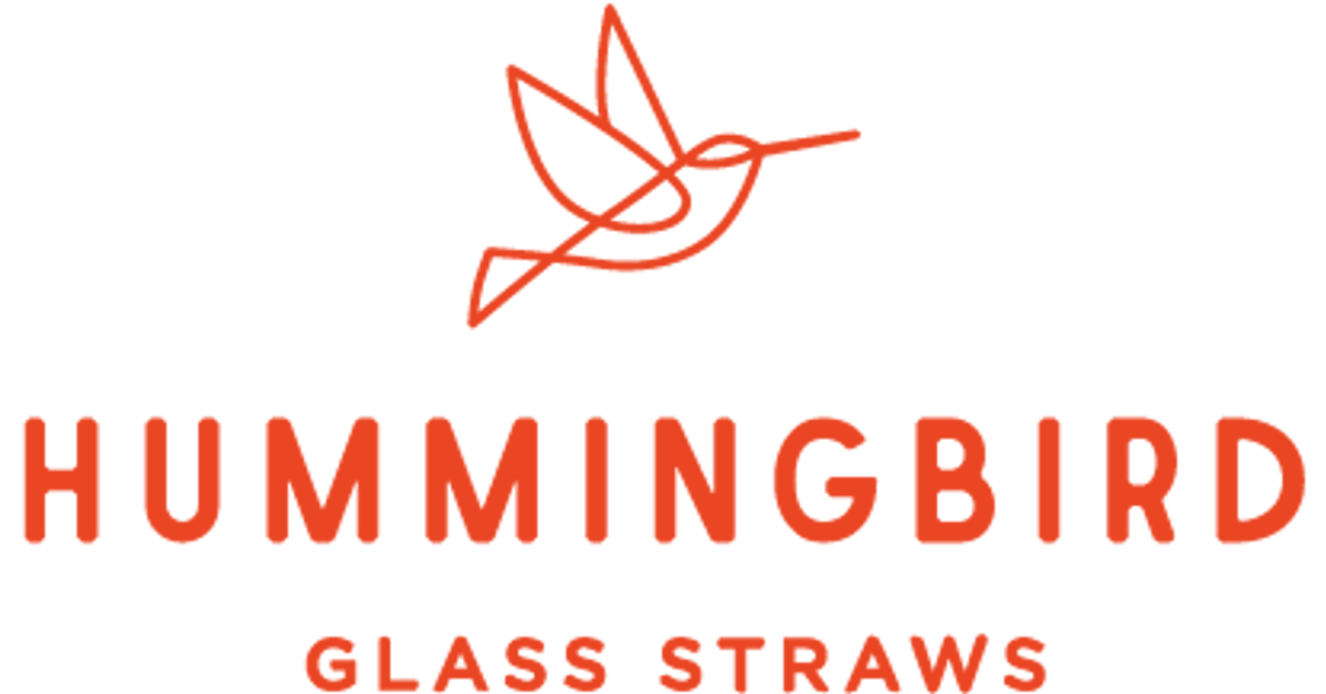 Colored Bent Glass Straws - Single Straw – Hummingbird Glass Straws