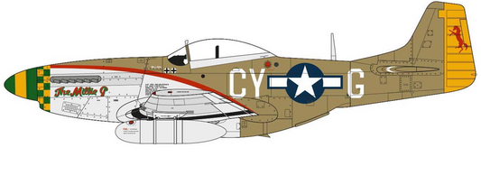 Airfix Models A02047, North American F510 MUSTANG Plane Kit