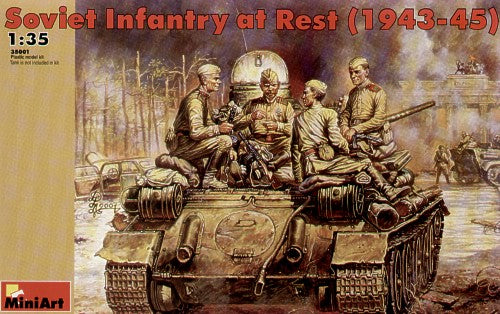 German Infantry at rest MiniArt 35266